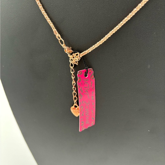 New Betsey Johnson Necklace.  Blue stone in true Betsey Johnson Vibes. - Picture 5 of 5